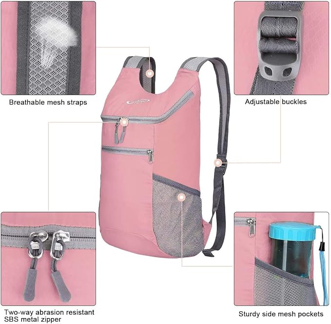 G4Free Lightweight Packable Hiking Backpack - Image 4