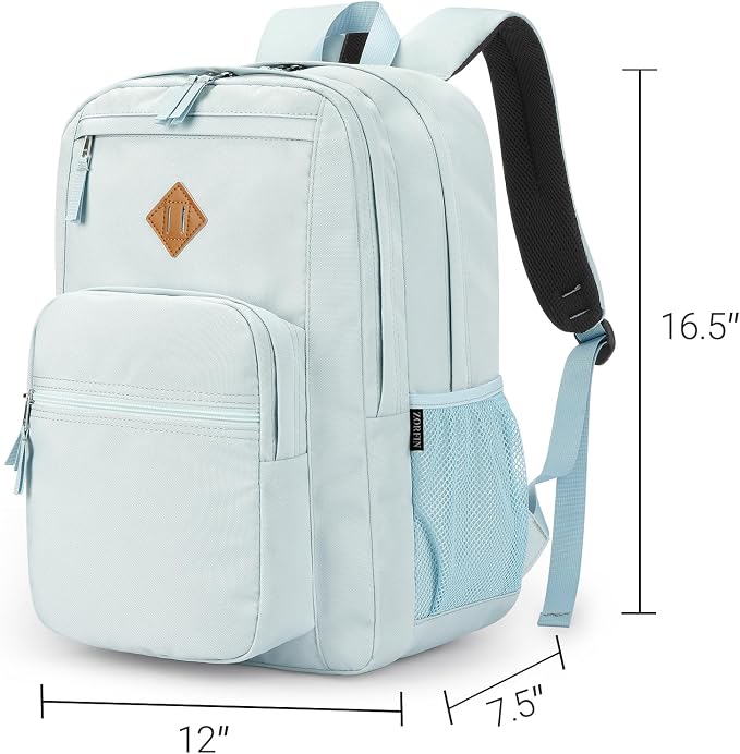 ZORFIN 26L Backpack for College, and Travel: Water Resistant Bookbag - Image 3