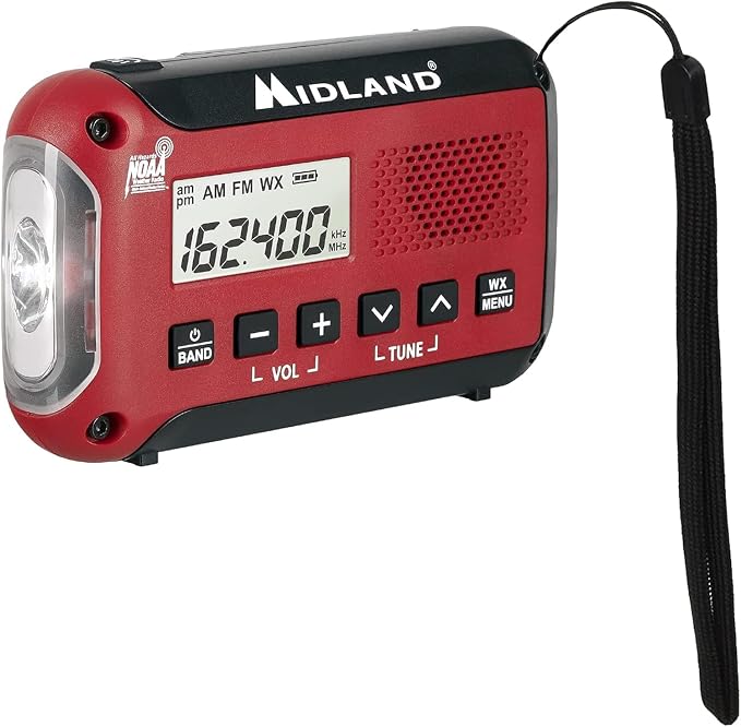 Midland® - ER10VP Weather Radio - AM/FM Radio - Compact and Easy to Carry - SOS - Image 7