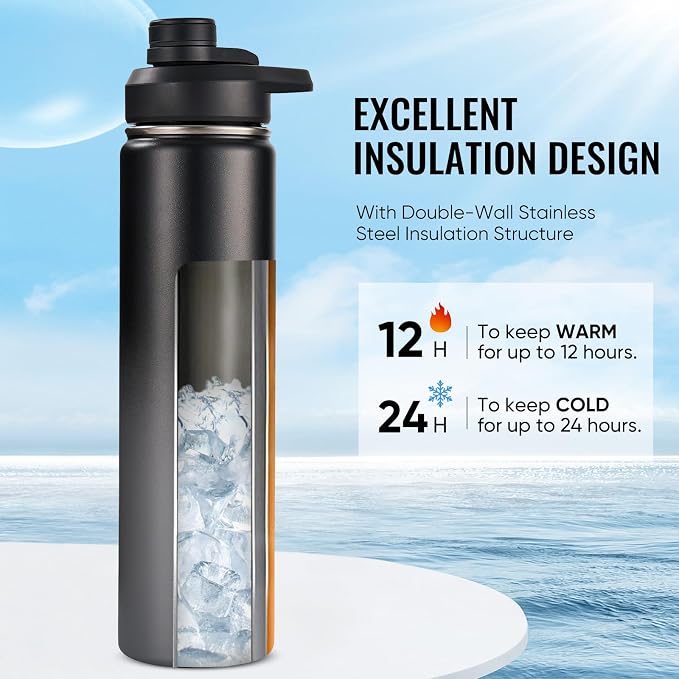 Fijinhom 24 oz Insulated Water Bottle - Image 2