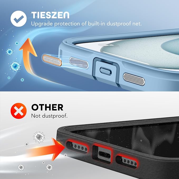 TIESZEN for iPhone 15 Plus Case, Compatible - Image 4