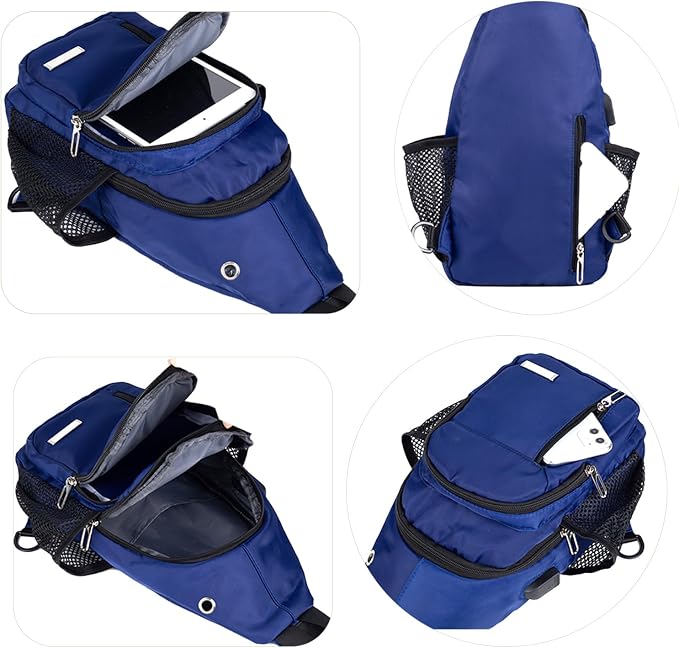JENAGREEN Waterproof Sling Backpack Crossbody Sling Bag, Cross Bag Adjustable - Image 7