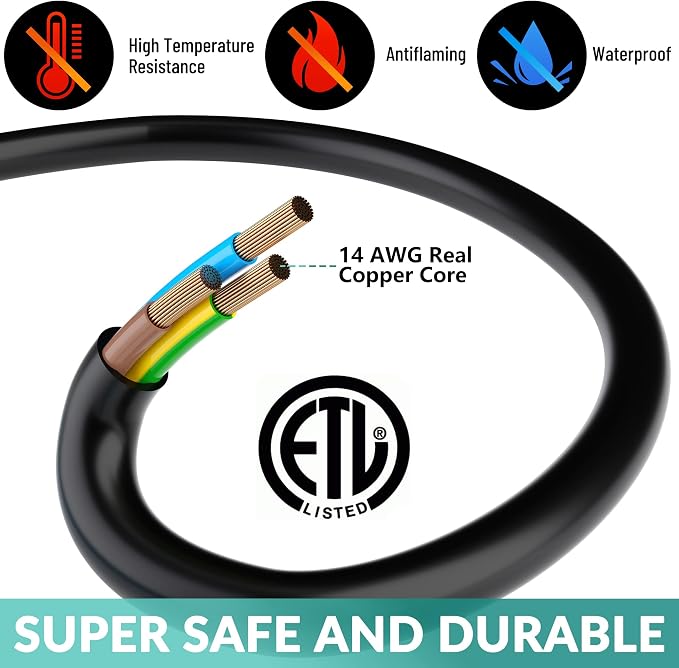Outdoor Extension Cord 10 Ft - Image 3