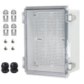 Waterproof Electrical Box with Mounting Plate, IP67 Junction Box Stainless by YETLEBOX