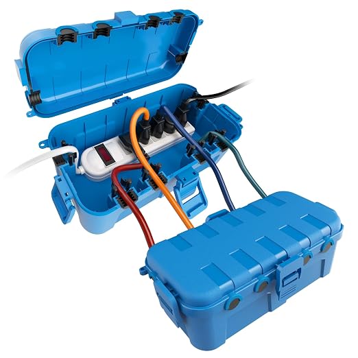 Flemoon Outdoor Electrical Box Waterproof, Medium Weatherproof Electrical Box by FLEMOON