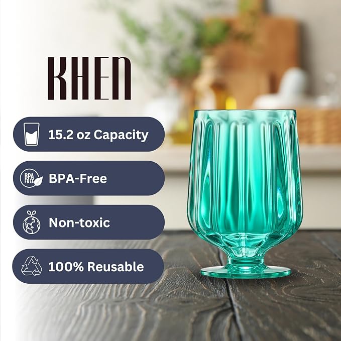 15oz Unbreakable Premium Drinking Glasses Set of 4 - Image 4