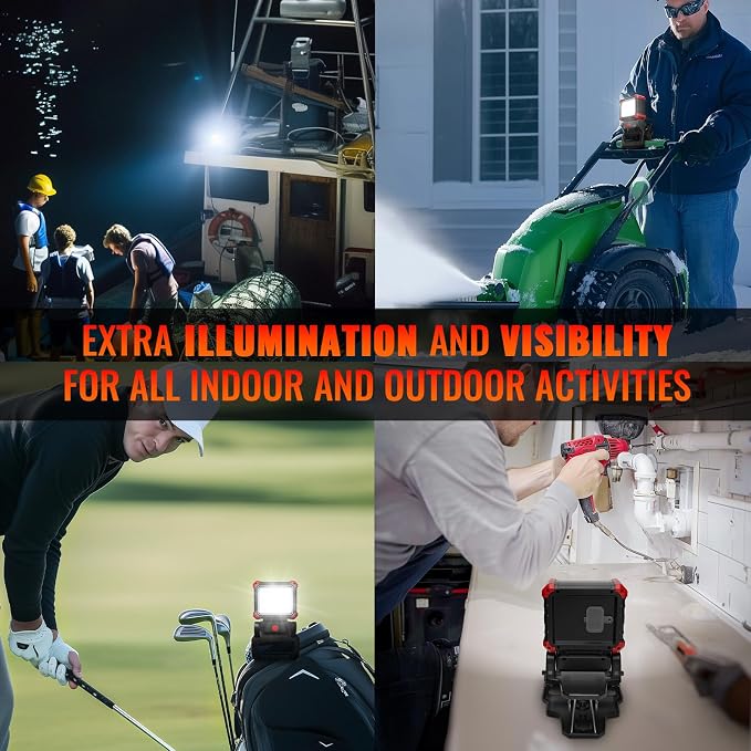 Easymaxx LED Rechargeable Work Light - Image 6
