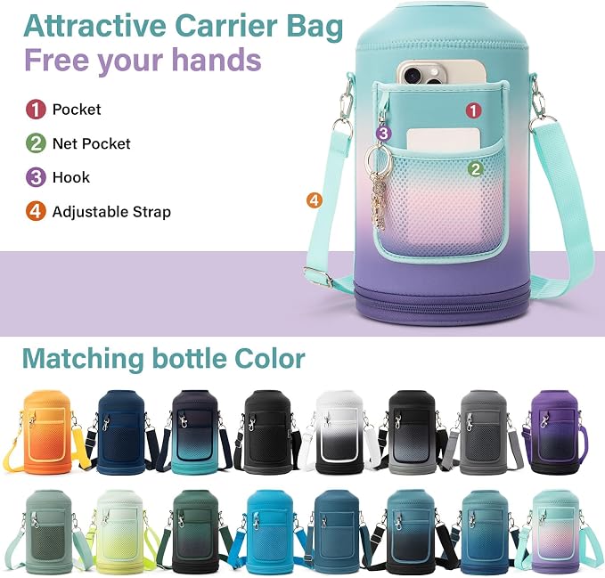 DYSANKY 1 Gallon Water Bottle Insulated | Thickened Stainless Steel Vacuum - Image 6