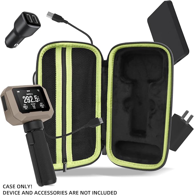 Carrying Case for Garmin Xero C1 Pro Chronograph, Inlaid Organizer - Image 2