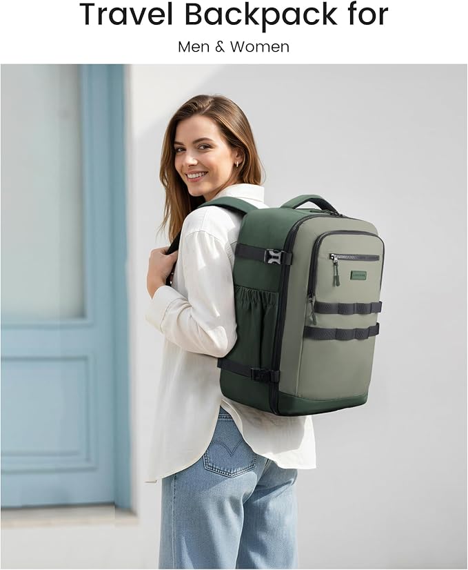 LOVEVOOK 40L Travel Backpack for Women & Men, TSA Approved Carry On Backpack - Image 2