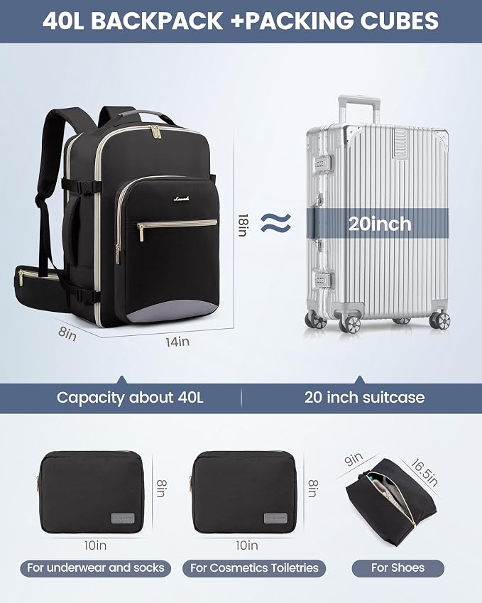 LOVEVOOK Travel Backpack for Women - Image 4