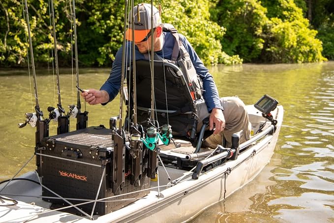 YakAttack BlackPak Pro 16" x 16" Kayak Fishing Crate - Image 8
