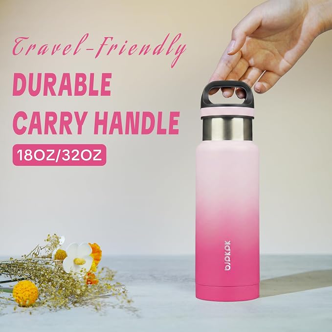 BJPKPK Insulated Water Bottle 18OZ Stainless Steel Water Bottle - Image 4