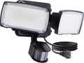LUTEC 21W Plug in Motion Sensor Light Outdoor, Flood Lights Outdoor Motion by LUTEC