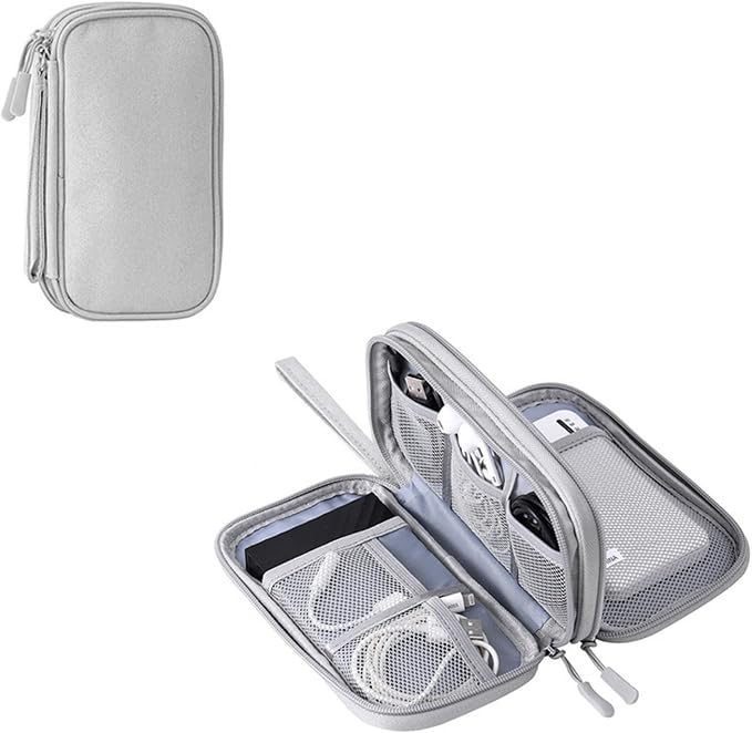 Electronic Organizer Travel Cable Accessories BagPouch Portable Waterproof by FANBODTA