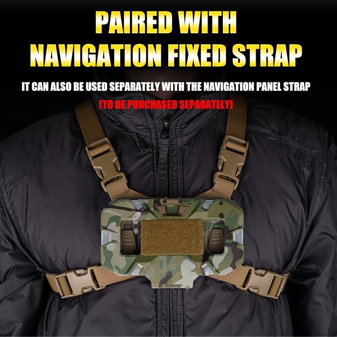 Zhongren Tactical Plate Carrier Vest Attachments Universal Phone Chest Mount - Image 5