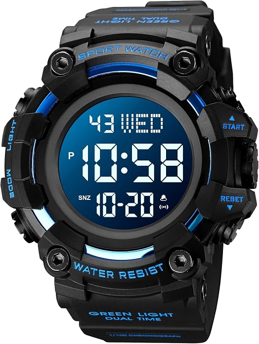 FANMIS Mens Military Multifunction Digital LED Watch Electronic Waterproof by FANMIS