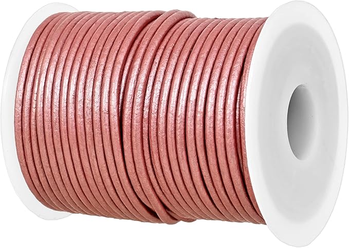GENIQUE Real/Genuine Round Leather String Cord by GENIQUE