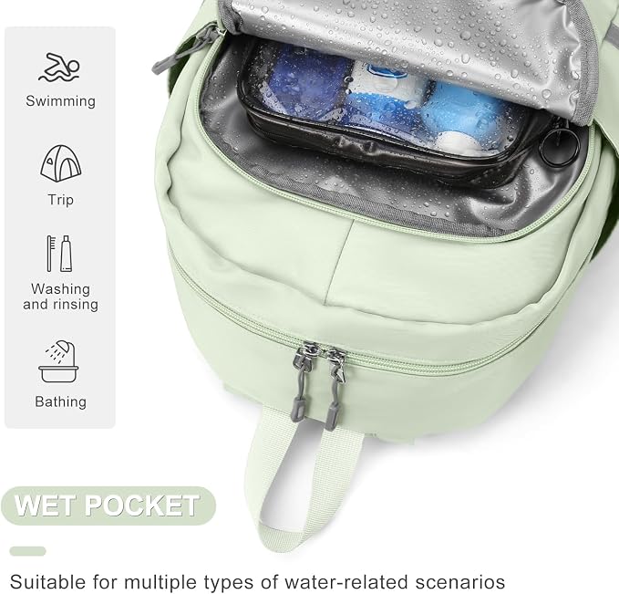 coofay Gym Backpack For Women Waterproof Backpack - Image 4