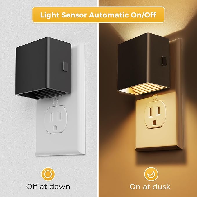 L LOHAS LED Night Light, Night Lights Plug into Wall, Dusk to Dawn Sensor - Image 3