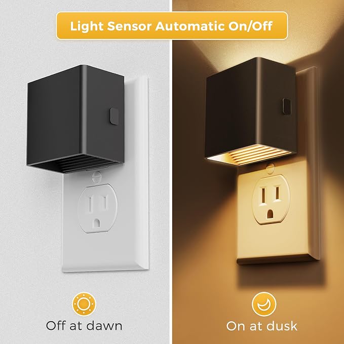 L LOHAS LED Night Lights Plug into Wall, Plug in Night Light - Image 3