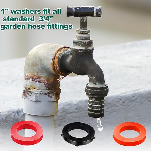 XBVV 158 Pcs Faucet Rubber Washers and Garden Hose Gasket Assortment Kit - Image 6