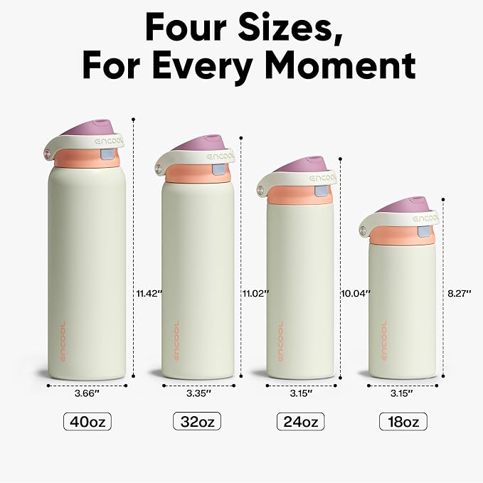 ENCOOL Leakproof Insulated Water Bottle - Image 9