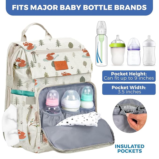 PILLANI Baby Diaper Bag Backpack - Image 4