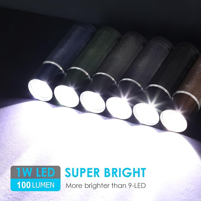 FASTPRO 12-Pack Flashlights Set, Aluminum LED Flashlights - Image 6