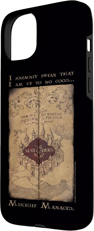 iPhone 15 Plus Harry Potter Marauder's Map Words Case - Image 2