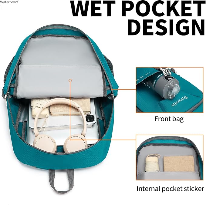 45L Lightweight Packable Backpack – Durable Foldable Daypack - Image 4