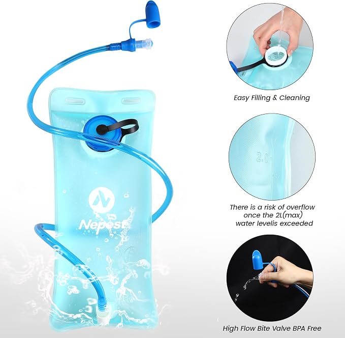Nepest Hydration Pack Backpack for Women & Men, Lightweight Water Backpack - Image 5