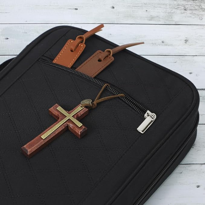 FINDCOZY Bible Cover for Women, Durable Carrying Book Case Church Bag for - Image 4