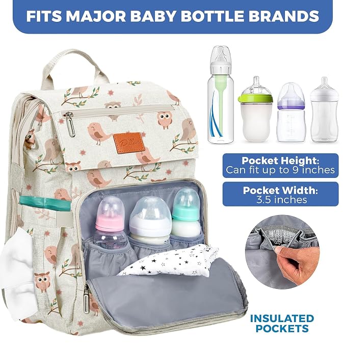PILLANI Baby Diaper Bag Backpack - Image 4