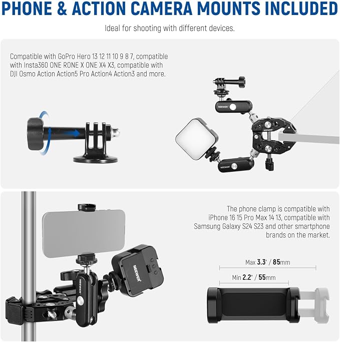 NEEWER Heavy Duty Super Clamp - Image 2