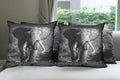 Ambesonne Elephant Throw Pillow Cushion Case Pack of 4, Majestic Elephant Bull by Ambesonne