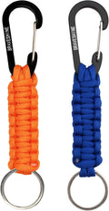 BRAVESHINE Paracord Keychain Carabiner Clip, D Ring Lanyard Hanger Stroller Hook by BRAVESHINE