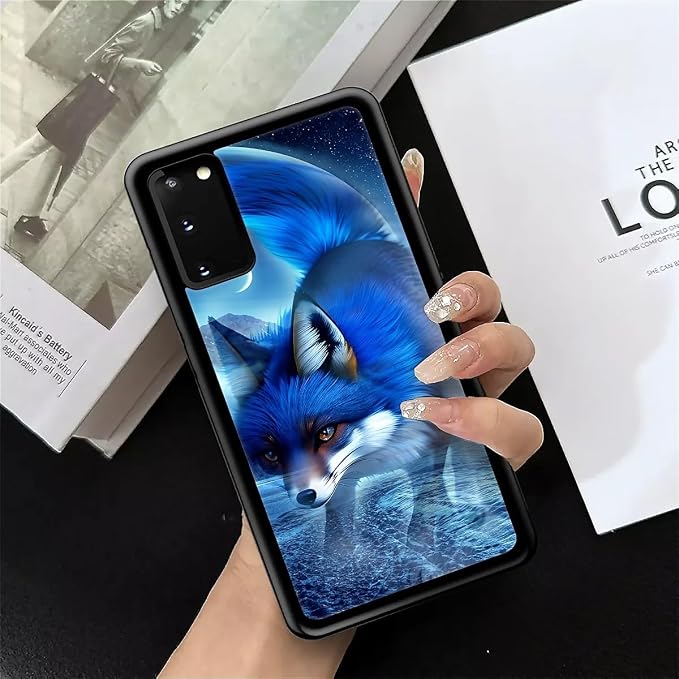 for Samsung Galaxy S20 Case, Snowy Mountain Fox Lake Pattern Graphic Design - Image 7