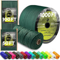 TECEUM 5/32" Paracord Rope 1000 – 1000ft / 200ft / 100ft / 50ft – Tactical by TECEUM