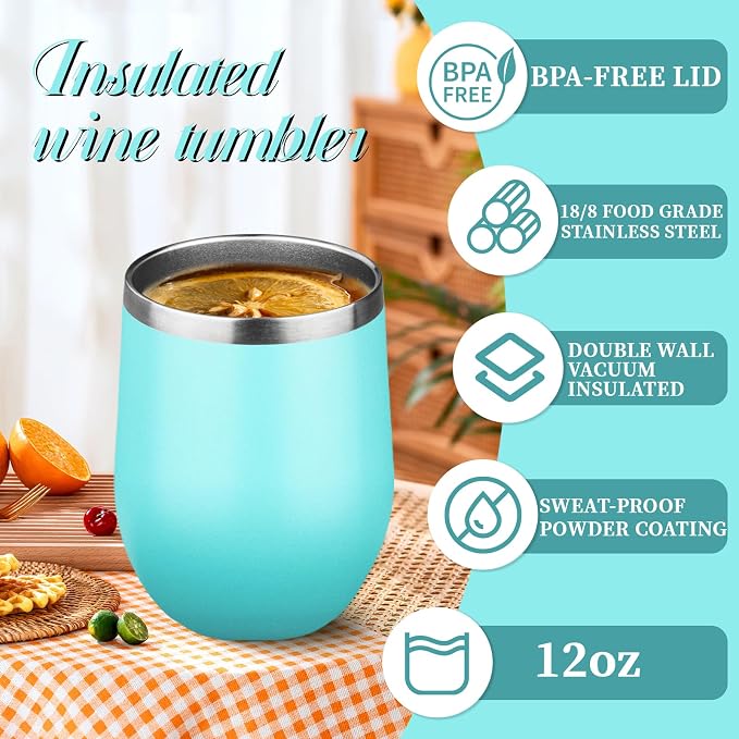 12oz Stemless Wine Tumbler - Image 5