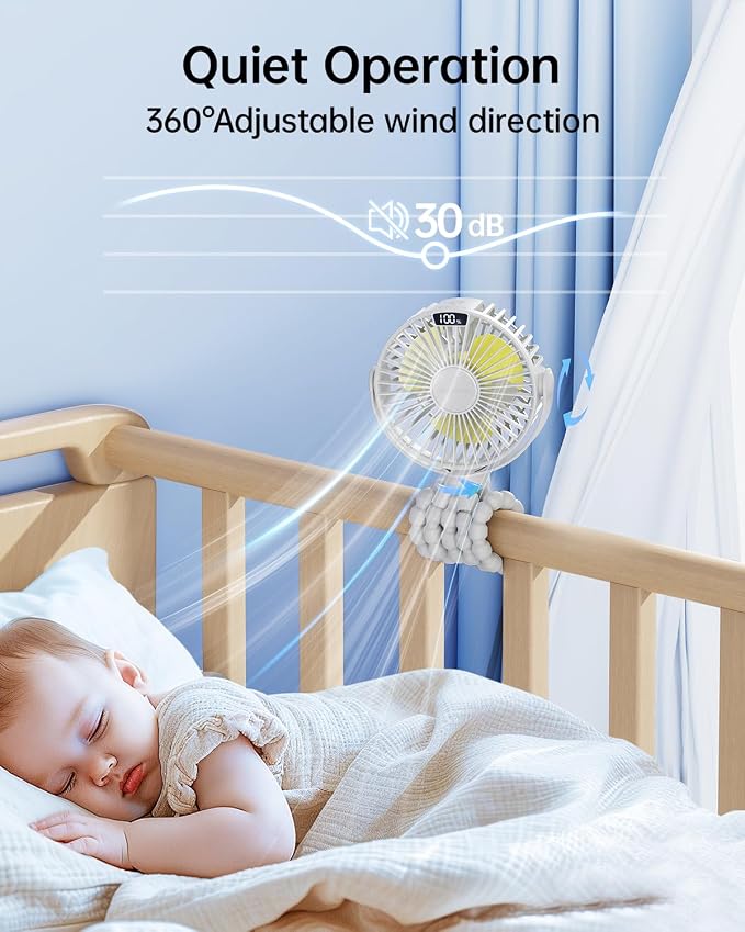 SWEETFULL Portable Stroller Fan - Image 5