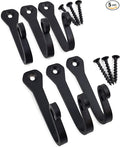 Heavy Duty Cast Iron Wall Hooks – Multi-Purpose hangers by ClaimedCorner