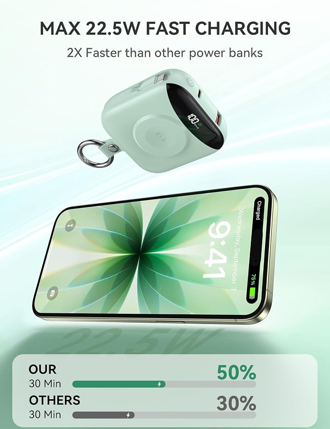 Portable Charger, 10000mAh 22.5W Fast Charging Power Bank - Image 4