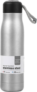 17 oz Stainless Steel Water Bottle Double Wall Vacuum Insulated Kids Wide Mouth by Dusgut