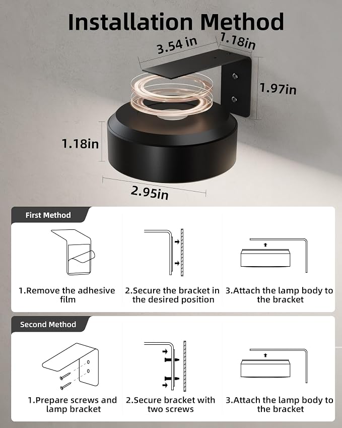 EZVALO Picture Lights for Wall, 2000mAh Rechargeable Battery Magnetic Poster - Image 9