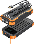 MINRISE Solar Power Bank 40000mAh, Portable Charger PD 20W Fast Charging Solar by MinrisePortableCharger