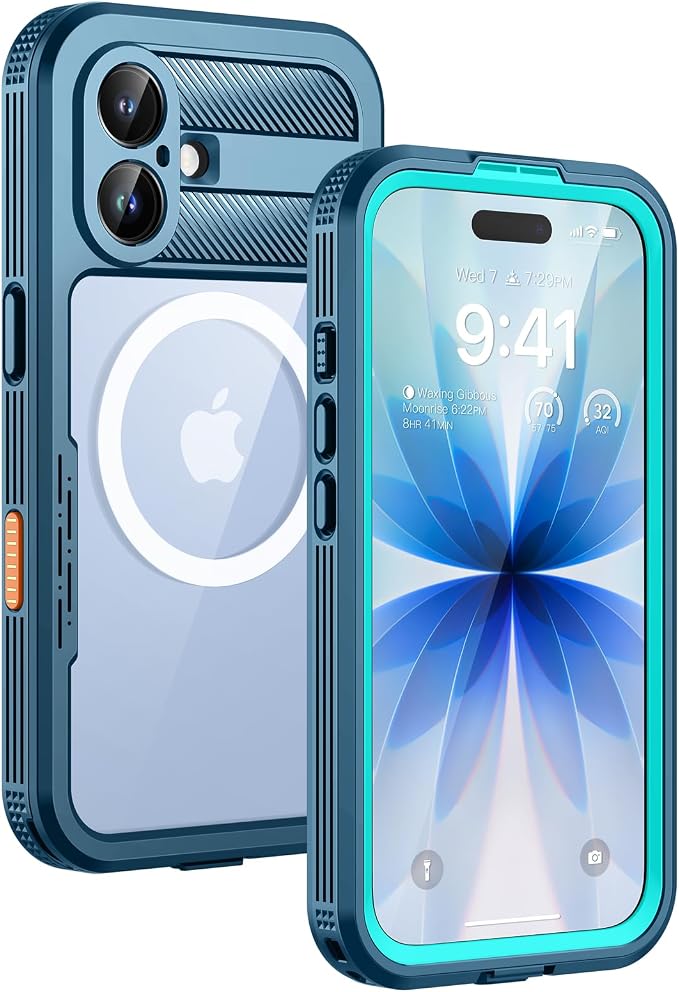 Lanhiem Magnetic for iPhone 17 Case, IP68 Waterproof, Compatible by LanhiemHome