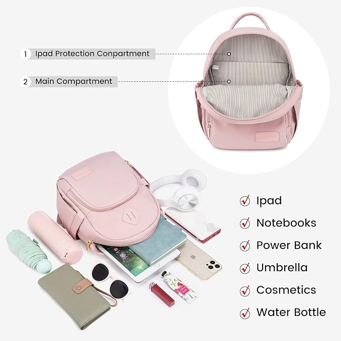LOVEVOOK Mini Backpack for Women Light Weight Small Waterproof Backpack Purses - Image 5