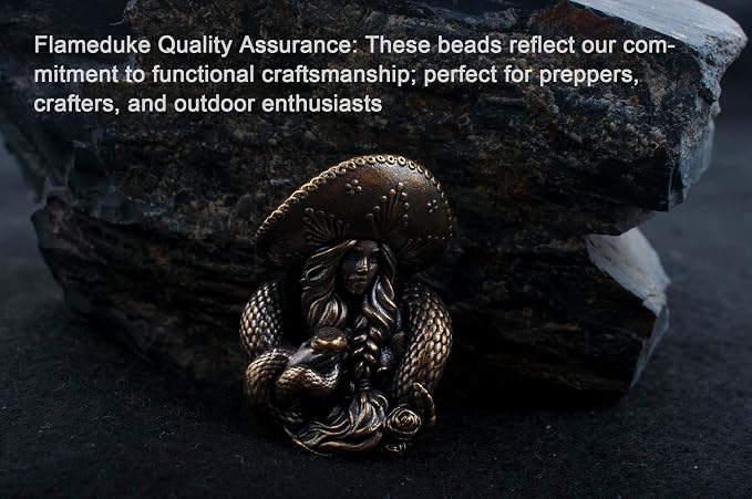 Paracord Beads with Hole for Crafting Survival Knife Lanyard Keychains - Image 5