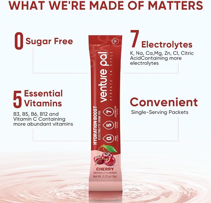 Venture Pal Sugar Free Electrolyte Powder Packets - Image 4